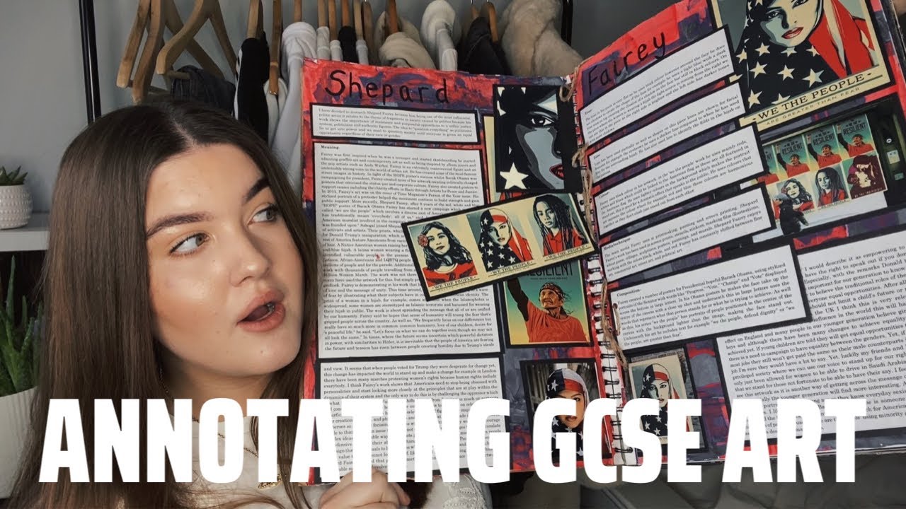 how to REALLY ANNOTATE GCSE art to get a GRADE 9 (artist research - real tips and advice for you)