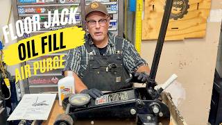 How To Fill And Bleed A Hydraulic Floor Jack (Purge Air)