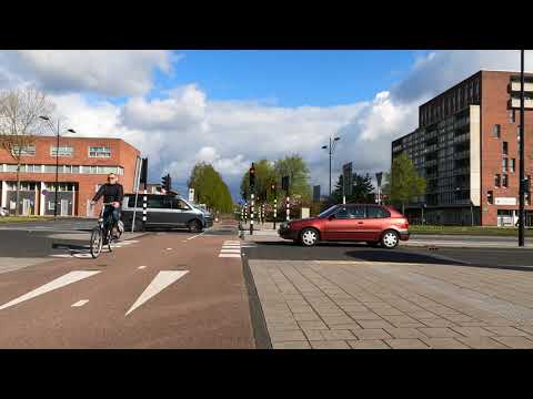 5K.  Amsterdam cycling the streets from Amsterdam - Zuidooss to  Diemen