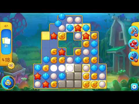 Fishdom Level 47 (only game)  | gameplay | ios | android | pc game | playrix | beginning