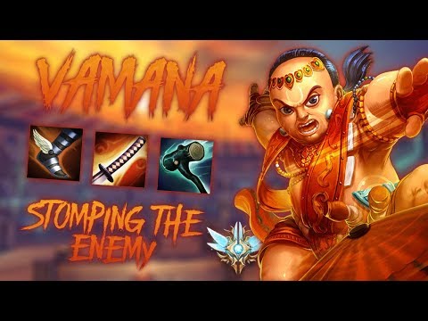 Vamana | GM Mid | STOMPIN THE ENEMY | Smite Season 6