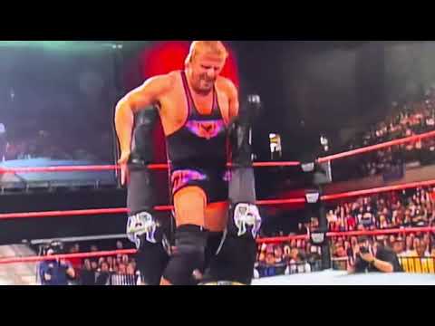 Thrilling Conclusion of Owen Hart vs Goldust aka Hunter Dust on WWF RAW 1998 Sharpshooter Submission