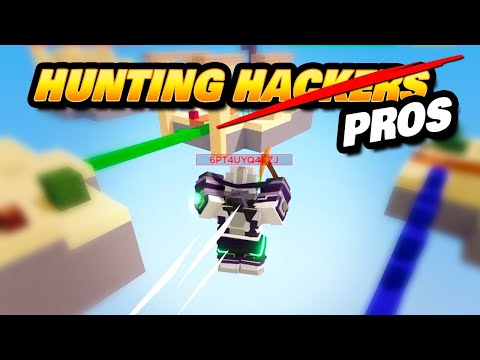 Hunting Fake Hackers in Roblox BedWars (False Reported Pros)