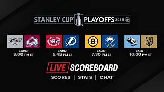 ???? LIVE Stanley Cup Playoffs Round 1 Scoreboard & Chat  4/19 ????????