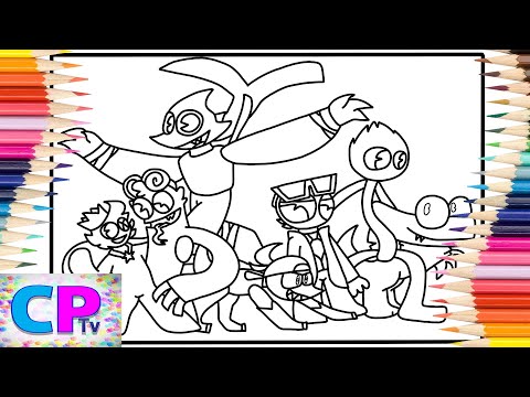 Rainbow Friends 2 Coloring Pages/Rainbow Friends Team/Elektronomia & RUD - Memory [NCS Release]