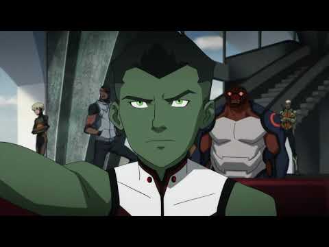 Nightwing refuses to not fight Young Justice scene S03E23 Terminus