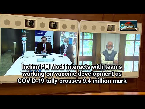 PM Modi interacts with teams working on vaccine as country's COVID tally crosses 9.4 mark