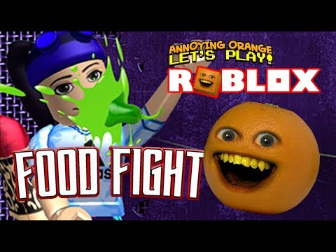 Roblox: Food Fight #1 [Annoying Orange Plays]