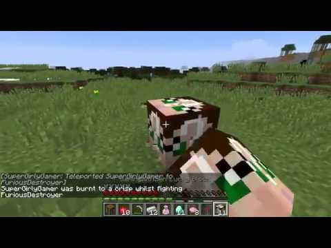 Pat and Jen PopularMMOs Minecraft CREEPER TITAN CHALLENGE GAMES Lucky Block Mod Modded Mini Game