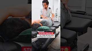Is this the CRACK you’ve been needing⁉️ #chiropractic #backpain #neckpain #trending