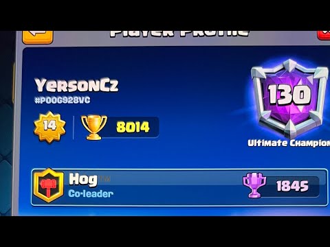 Hog 2.6 cycle YersonCz Clash Royale - Hog cycle vs Hard Counter