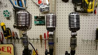 Video thumbnail for Vintage mics: Shure Unidynes (556 and 556S) by lukpac