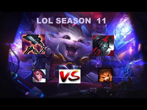 Gnar(Goredrinker) Vs Riven Gameplay in LowElo League of Legends  SS11