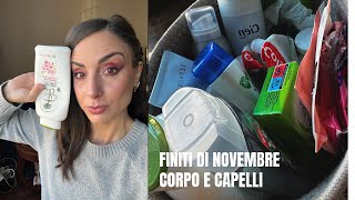 RECENSIONE ONESTA FINITI DI NOVEMBRE CORPO E CAPELLI 🪫⏳✅ #empties #terminati #novembre2025