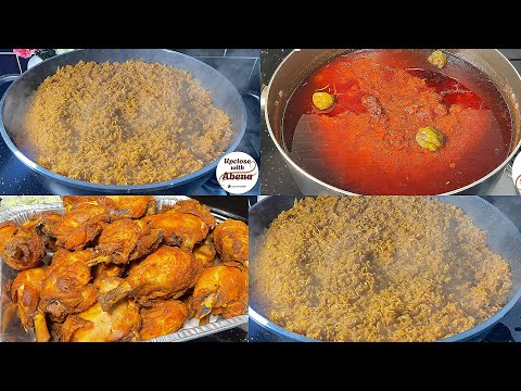 How to Make the Best Ghana Jollof Rice | Perfect Party Jollof Recipe for 25 People