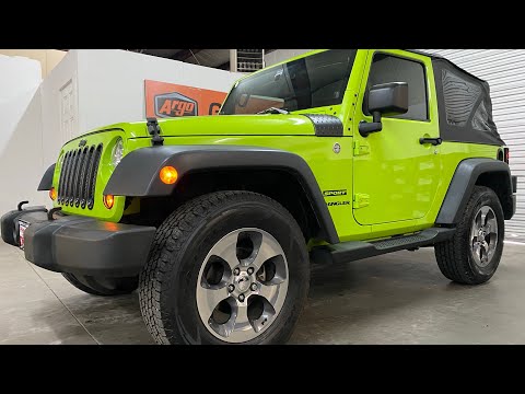 2013 Primary Jeep Wrangler 2 dr- Gecko Green
