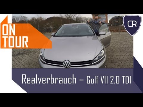 CarRanger OnTour - Realverbrauch Test VW Golf VII 2.0TDI