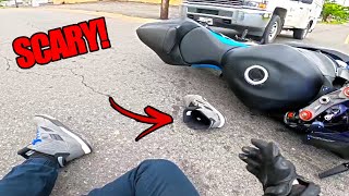 BIKERS' WORST NIGHTMARES - Crazy Motorcycle Moments Caught on Camera