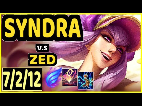 SYNDRA vs ZED - 7/2/12 KDA MID GAMEPLAY - EUW Ranked GRANDMASTER