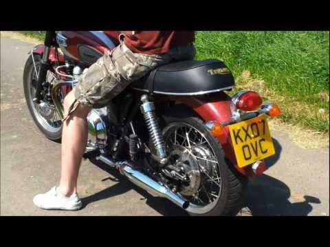 Triumph Bonneville T100 Toga Exhaust Norman Hyde Myplayvideos