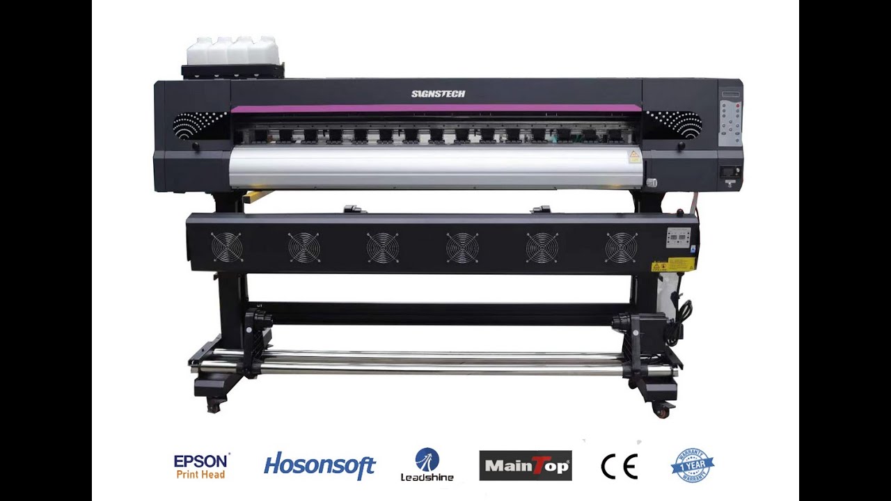 How To Install The Signstech Eco Solvent Printer