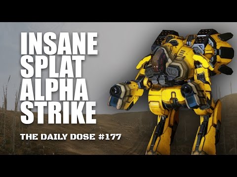 88pt Splat Alpha Strike Marauder IIC SCORCH -  Mechwarrior Online The Daily Dose #177
