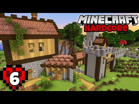 Let's Play Hardcore Minecraft | Castle Library! Episode 6