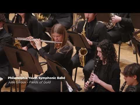 Philadelphia Youth Symphonic Band plays Fields of Gold