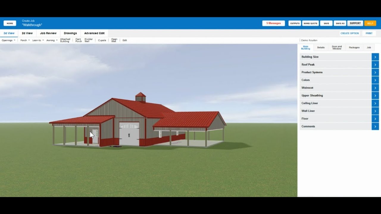 Smartbuild for Post Frame walk-through