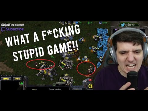 Artosis vs 4player map - Artosis Starcraft Remastered