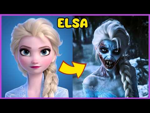 ❄️ FROZEN ❄️ Transforms into Scary Zombies 🧟  | Elsa, Anna, Olaf