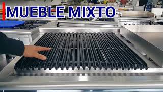 *INDUSTRIAS VARGAS* MUEBLE MIXTO PLANCHA PARRILLA