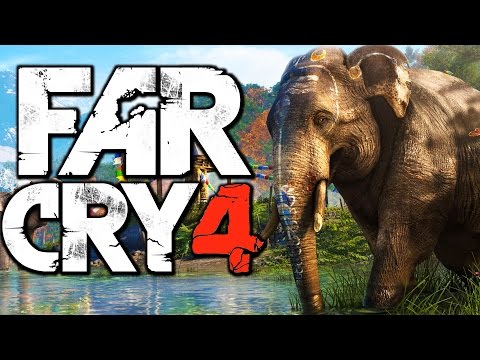 Far Cry 4 Funny Moments (Riding an Elephant, Hunting Rare Demon Fish)