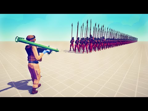 ARMY SOLDIER vs 200x UNITS - Totally Accurate Battle Simulator TABS
