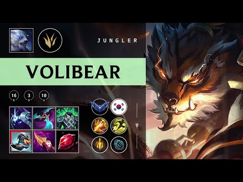Volibear Jungle vs Hecarim - KR Diamond Patch 25.24