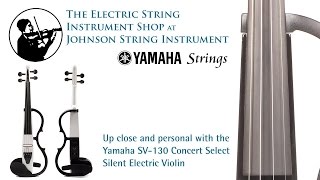 Video thumbnail for Yamaha SV-130 Electric Violin: Close-Up by Johnson String Instrument, Inc.