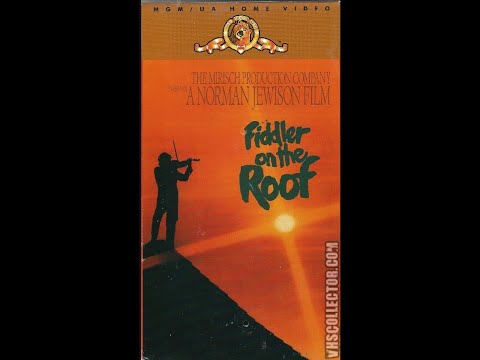 Opening To Fiddler on The Roof 1988(1992 Reprint)VHS