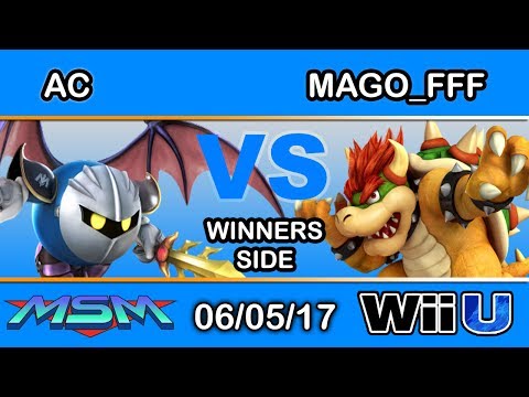 MSM 24 - AC (Meta Knight) Vs. Mago_FFF (Bowser) Winners Side - Smash Wii U