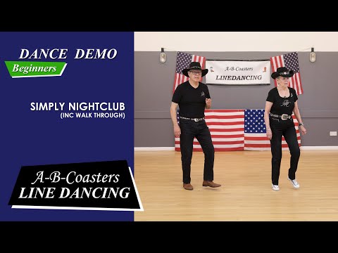 SIMPLY NIGHTCLUB - Line Dance Demo & Walk Through