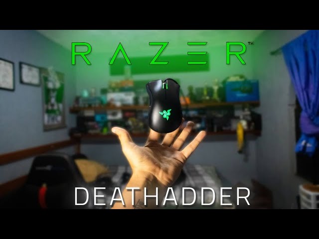 Vídeo relacionado con Razer DeathAdder Essential - Ratón Gaming con sensor óptico, 6400 DPI (5 botones programables, interruptores mecánicos, agarres laterales de goma), Negro