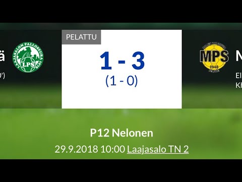 P12 Nelonen: LPS/vihreä - MPS/sininen 29.9.2018