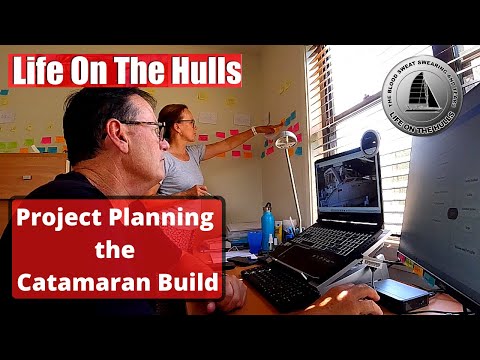 Ep156 Project Planning a Catamaran Build & Foam Core Install on the Dinette Module