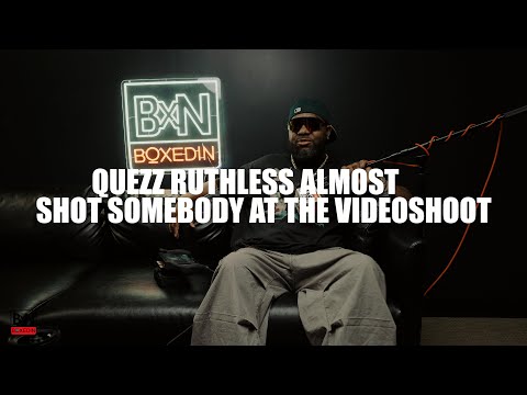 QUEZZ RUTHLESS ALMOST SHOT SOMEBODY AT JAY FIZZLE VIDEOSHOOT W/ BIG SCARR & BIG MOOHIS GRAPE EP. 6
