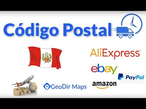 Como saber tu Código Postal - Mapa Perú - Aliexpress, Ebay, Wish, Amazon - GPS - Geodir Maps