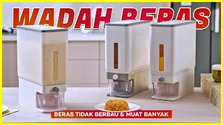 TERBARU! 10 Rekomendasi DISPENSER BERAS TERBAIK 2025 – Rice Box Tempat Beras Anti Kutu