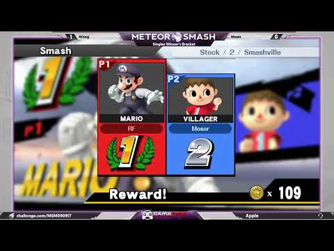 Meteor Smash Monthly (September 2017) Singles - RFang vs Moser (Winner's Bracket)