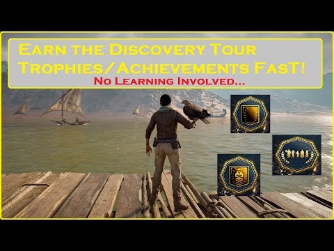 Assassin's Creed Origins Discovery Tour Fast Trophies/Achievements