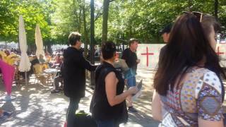 بشارت کلام خداوند انجمن مسیحیان ایرانی وافغانستانی 2017/07/28 Göteborg Brunnsparken