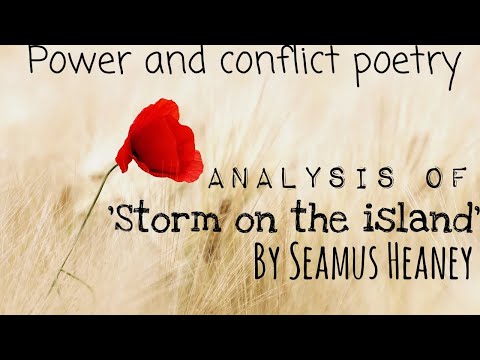 Analysing ‘Storm on the Island’ by Seamus Heaney