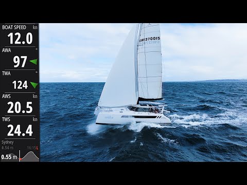 Wir unterziehen den Seawind 1370 Katamaran einem Stresstest auf hoher See🌊...Segeln mit LEISTUNGS...